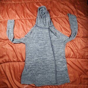 Lululemon Peace of Mind Wrap Hooded Sweater Cardigan Dark Slate Size 4 *No Tags*